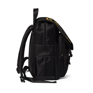 Unisex Casual Shoulder Lambo Badge Backpack