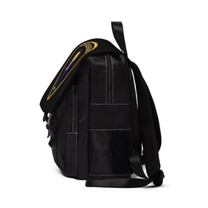 Unisex Casual Shoulder Lambo Badge Backpack
