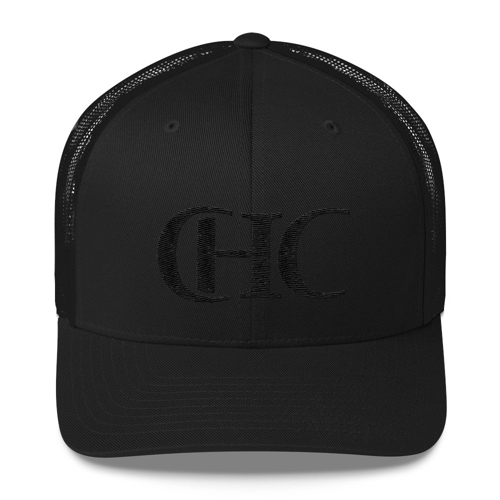 Midnight Edition CHIC Embroidered Trucker Cap