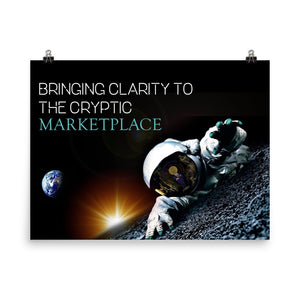 'To the Moon' Facebook Banner Photo Paper Poster