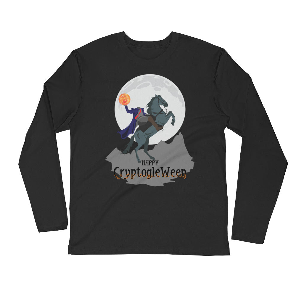 CryptogleWeen Long Sleeve Fitted Crew
