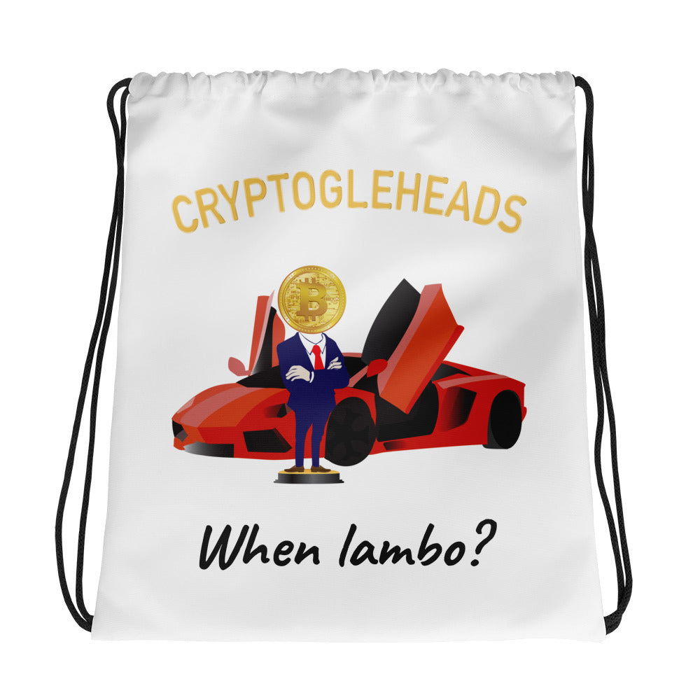 Lambo Ride Drawstring bag – CryptogleSwag